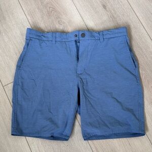 johnnie-O Sky Blue Flat Front Shorts